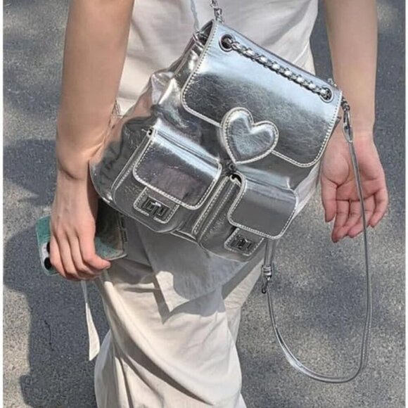 Fashion Leather Backpack Purse for Women Convertible Shoulder Bag Travel main image 5